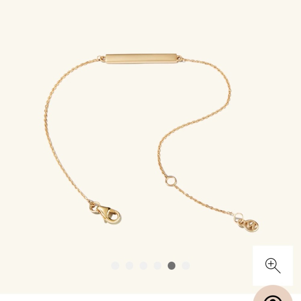 Mejuri Engraved Bracelet